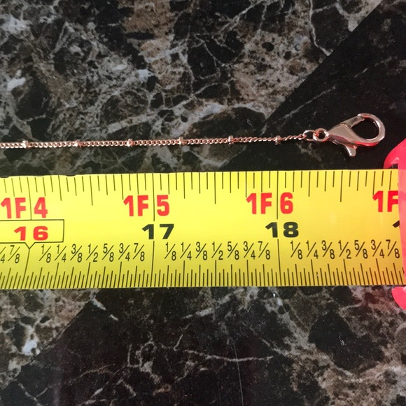 Rose Gold Dachshund Dog Rhinestone Necklace - Picture 4 of 5